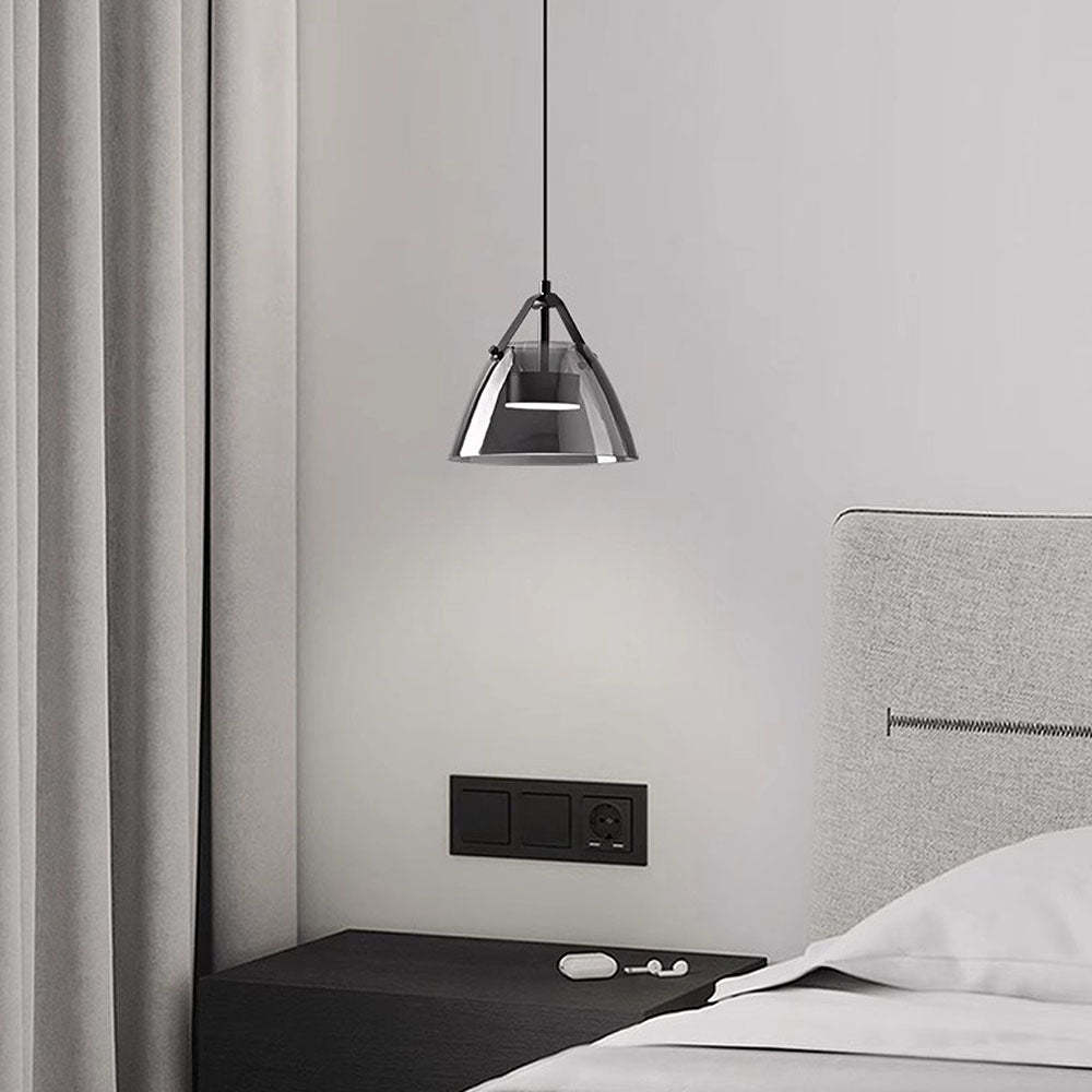 Nordic Black Glass LED Kitchen Island Pendant Light -Homdiy