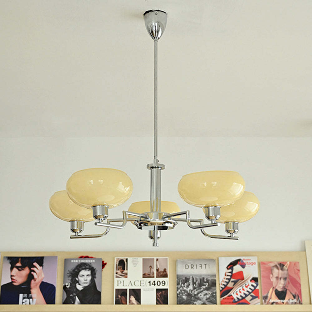 French Style Designer Glass Chandelier Light -Homdiy