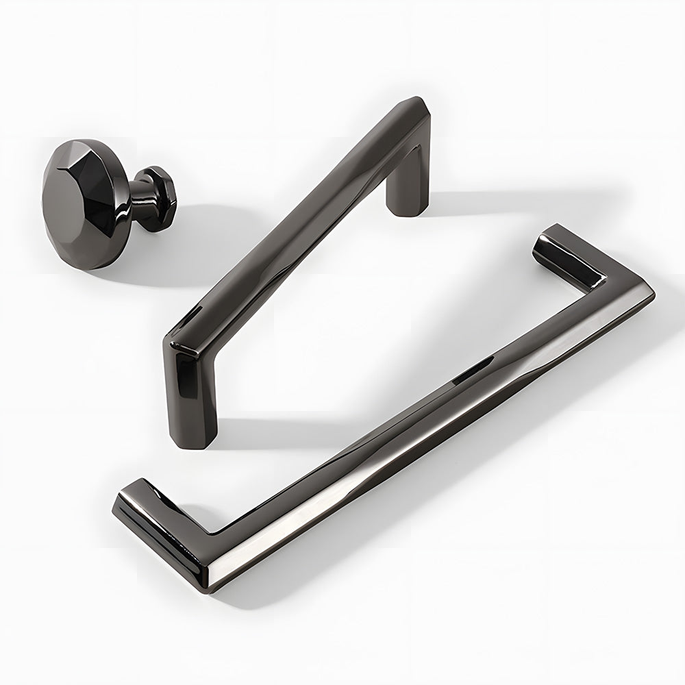 Minimalist Elegant Zinc Alloy Wardrobe Cabinet Drawer Pulls