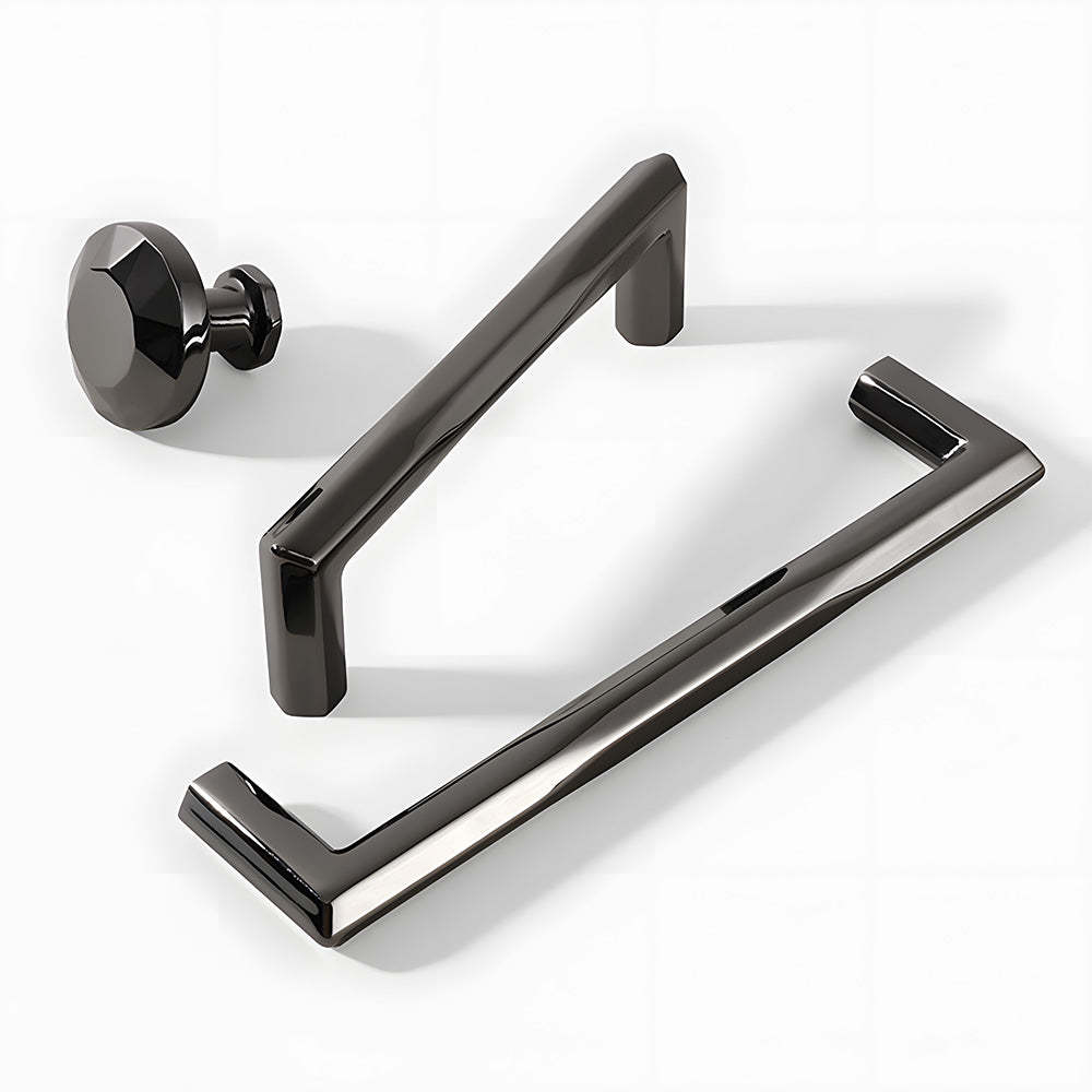 Minimalist Elegant Zinc Alloy Wardrobe Cabinet Drawer Pulls