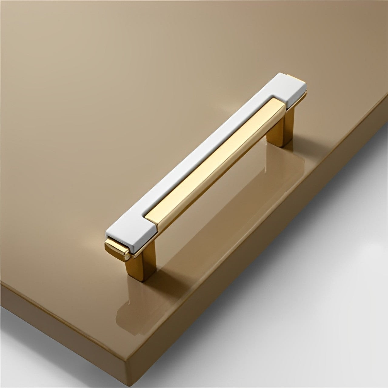 Zinc Alloy Modern Gold Black Chrome Kitchen Handles