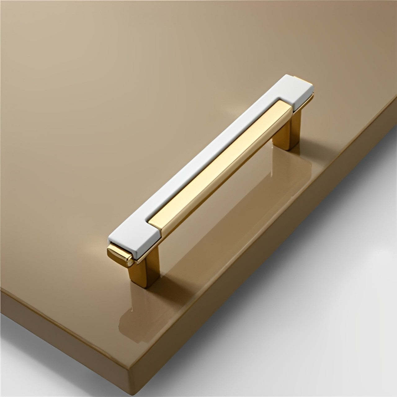 Zinc Alloy Modern Gold Black Chrome Kitchen Handles