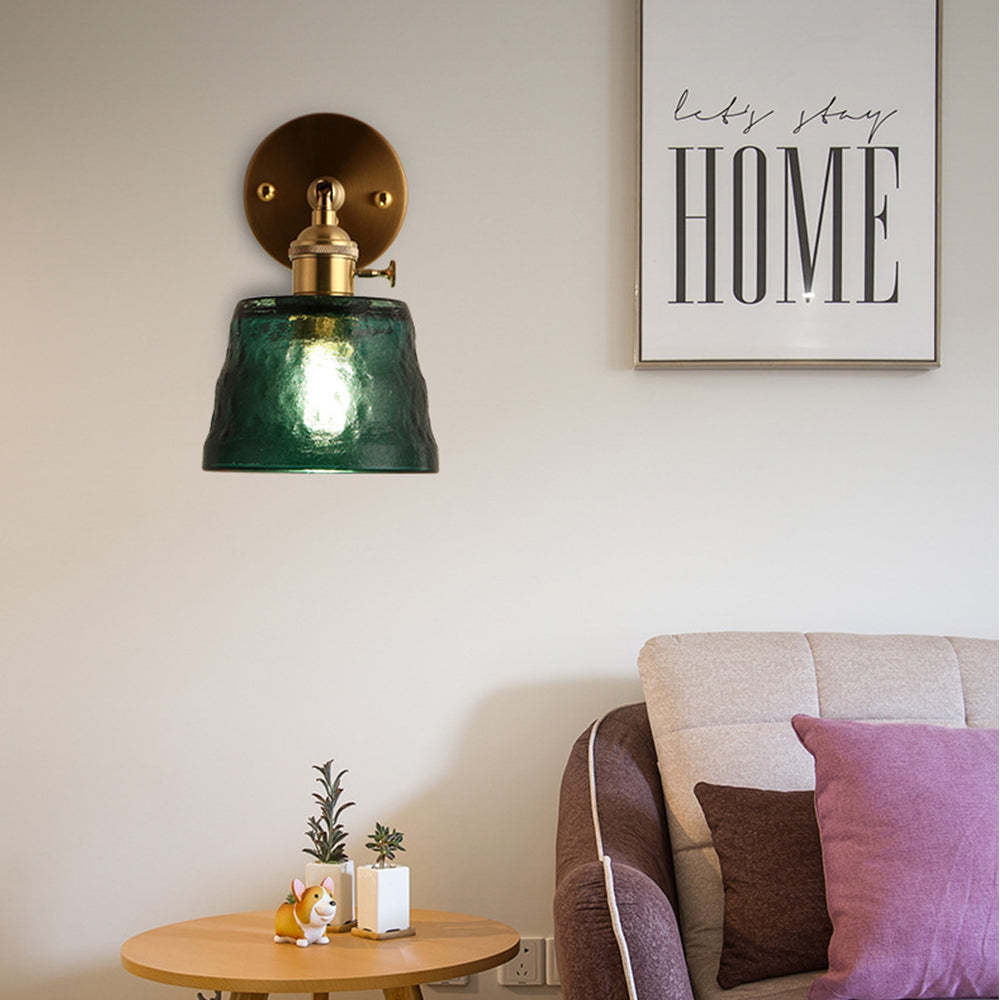 Nordic Vintage Glass Wall Sconce -Homdiy