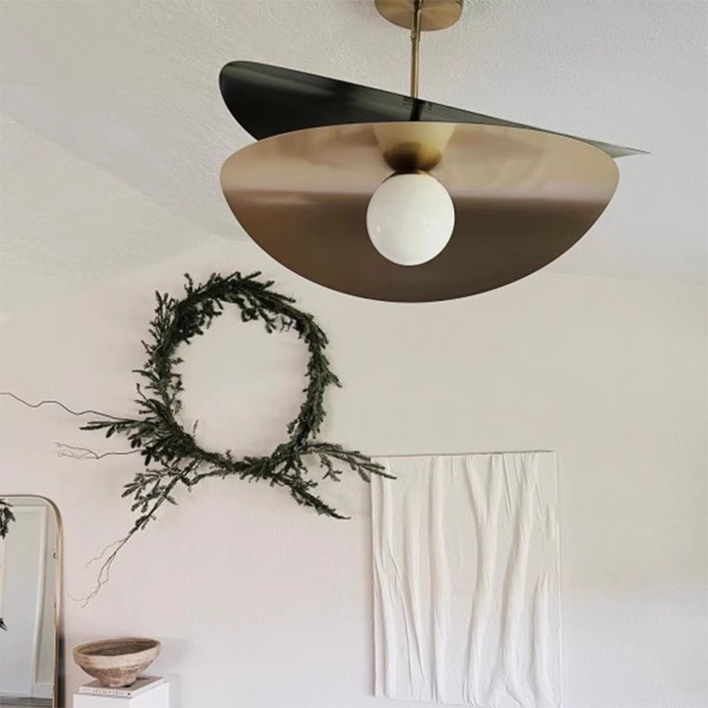 Elegant Gold Iron Chandelie Lighting for Living Room