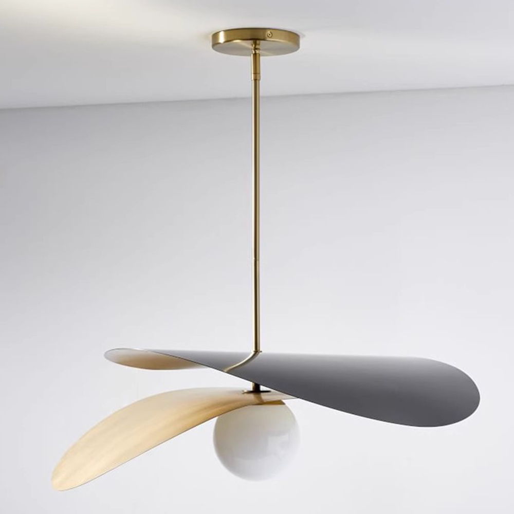 Elegant Gold Iron Chandelie Lighting for Living Room