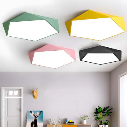 Modern Macaroon Dimmable LED Ceiling Light for Bedroom