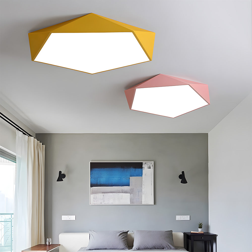 Modern Macaroon Dimmable LED Ceiling Light for Bedroom