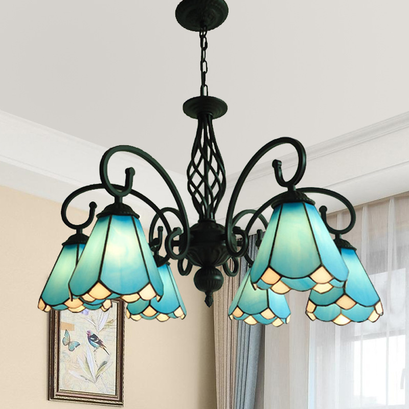 Tiffany European Style Iron Dining Room Pendant Light