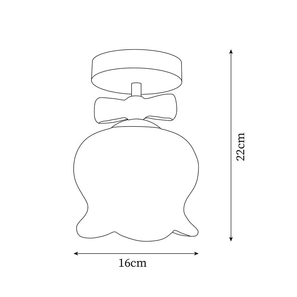 Modern Cream Style Flower Shaped Ceiling Lighting