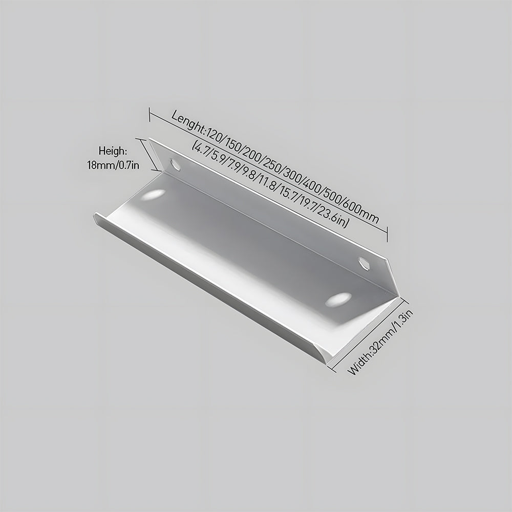 Multiple Sizes Invisible Cabinet Edge Handles