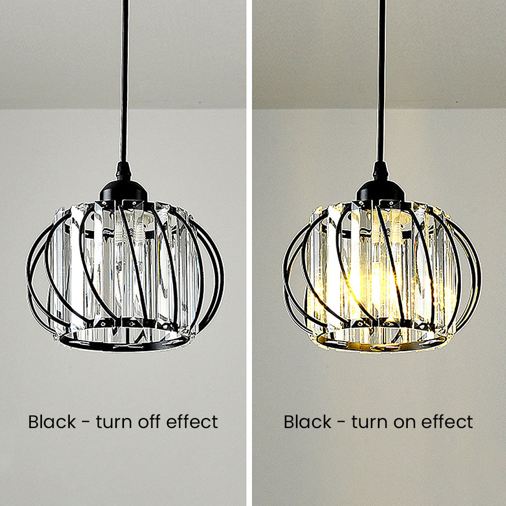Nordic Simple Glass Globular Pendant Light