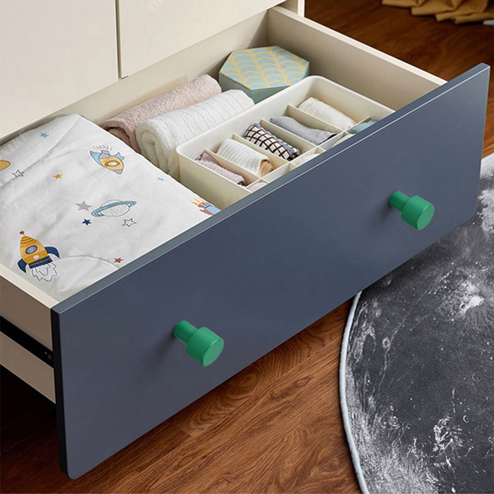 Colorful Modern Aluminum Alloy Wardrobe Handles for Kids Room