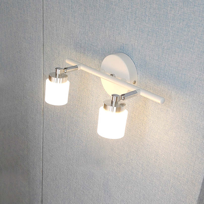 Homdiy Simple Brushed Bathroom Vanity Light Hardware Long Wall Light ...
