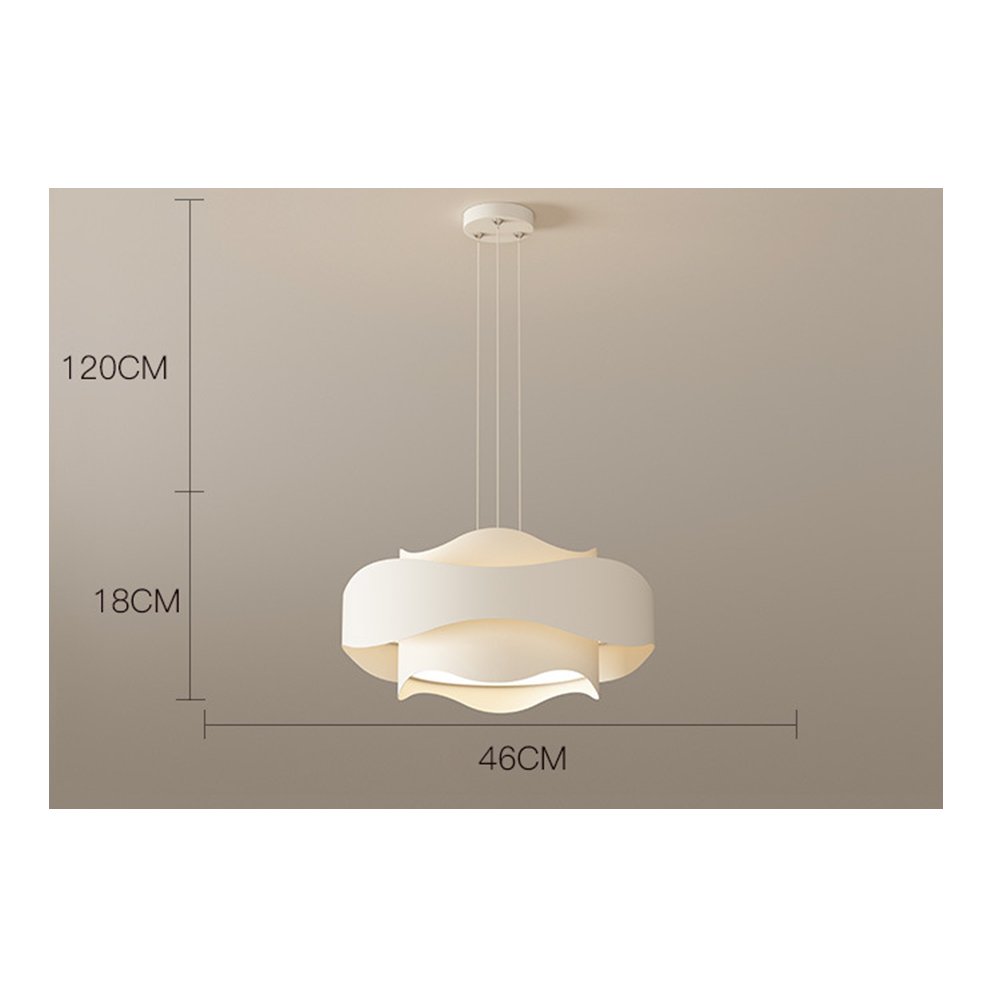 Cream Style Modern Minimalist Bedroom Pendant Light -Homdiy