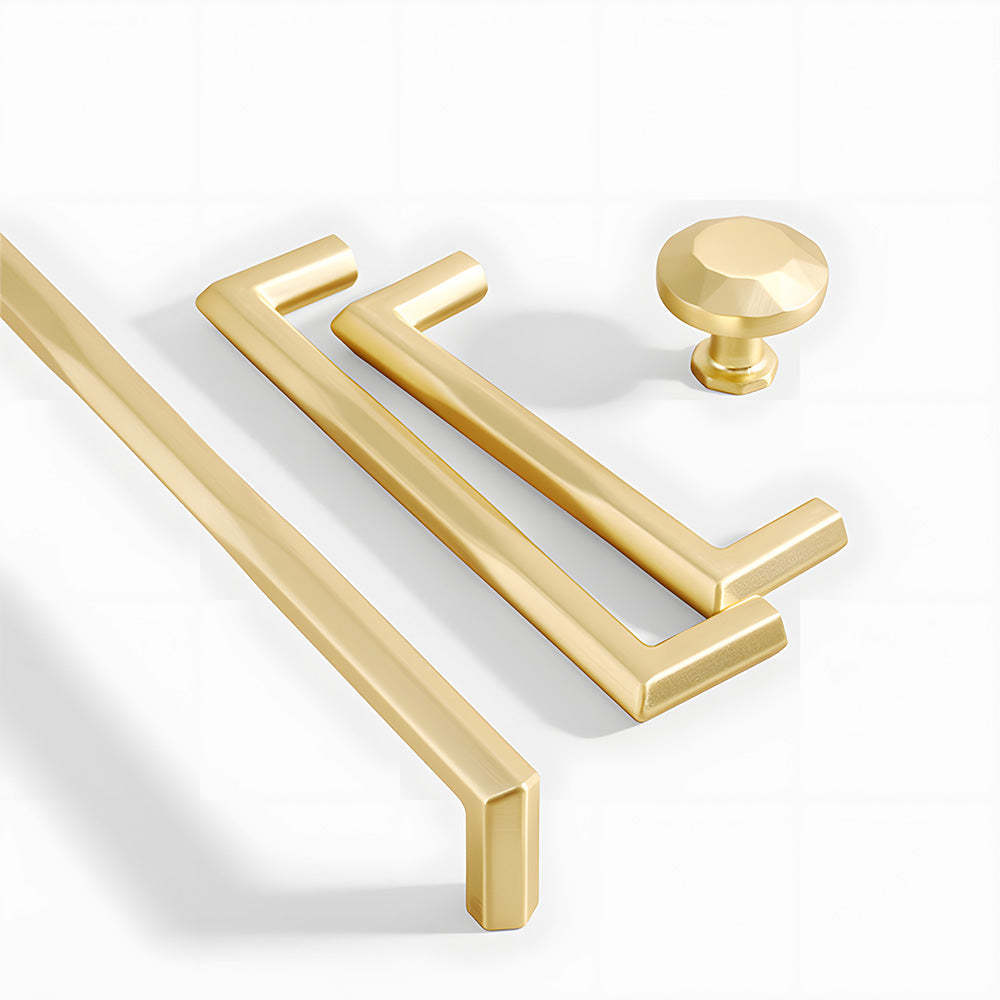 Minimalist Elegant Zinc Alloy Wardrobe Cabinet Drawer Pulls