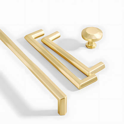 Minimalist Elegant Zinc Alloy Wardrobe Cabinet Drawer Pulls