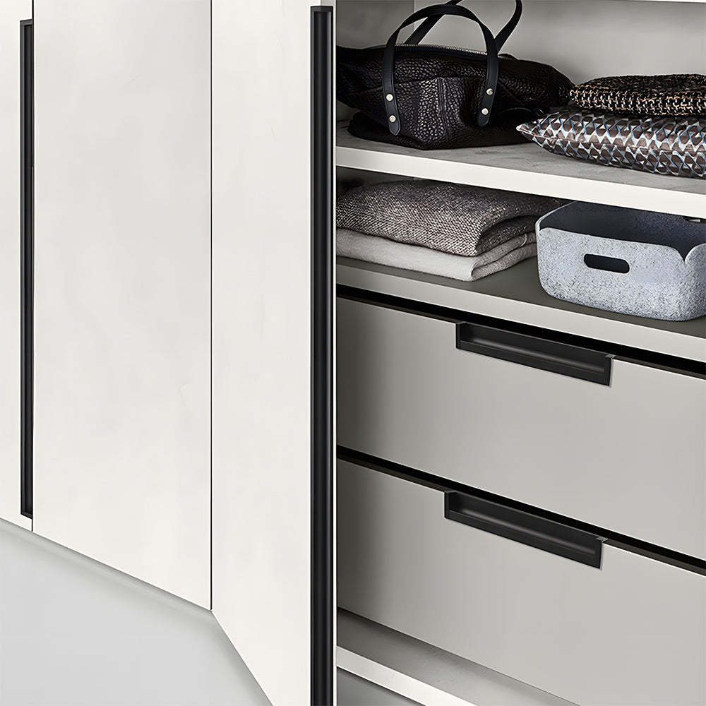 Contemporary Aluminum Alloy Finger Edge Pulls