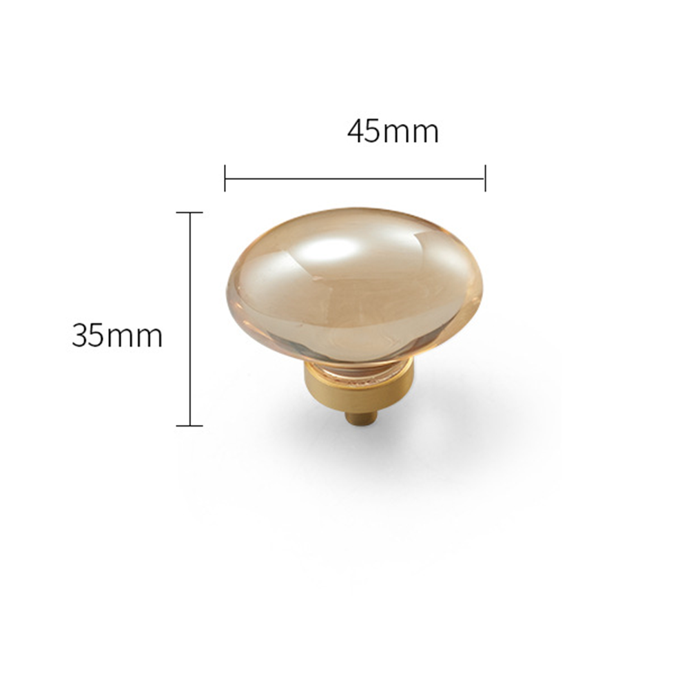 Champagne Bronze and Crystal Cupboard Knobs