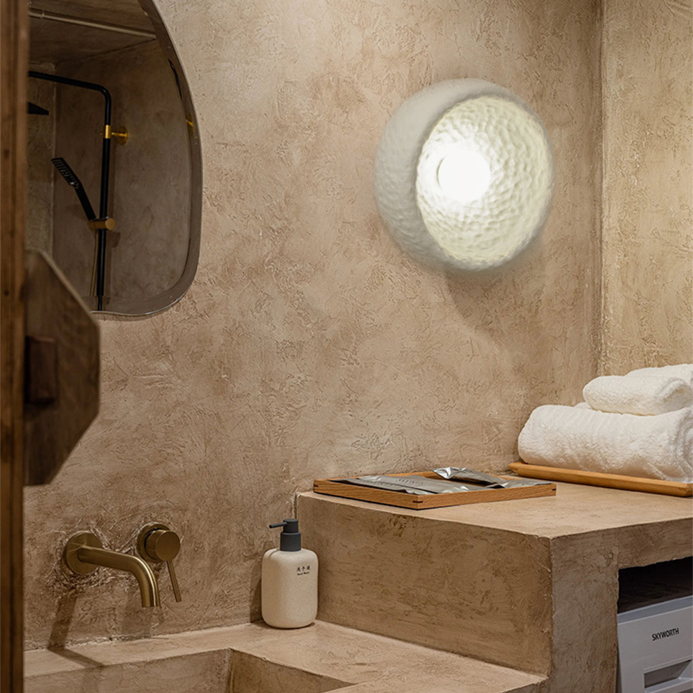 Modern Resin Drum Wall Lamp -Homdiy