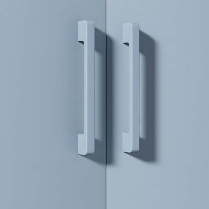 Simple Multi-Color Kitchen Cabinet Handles