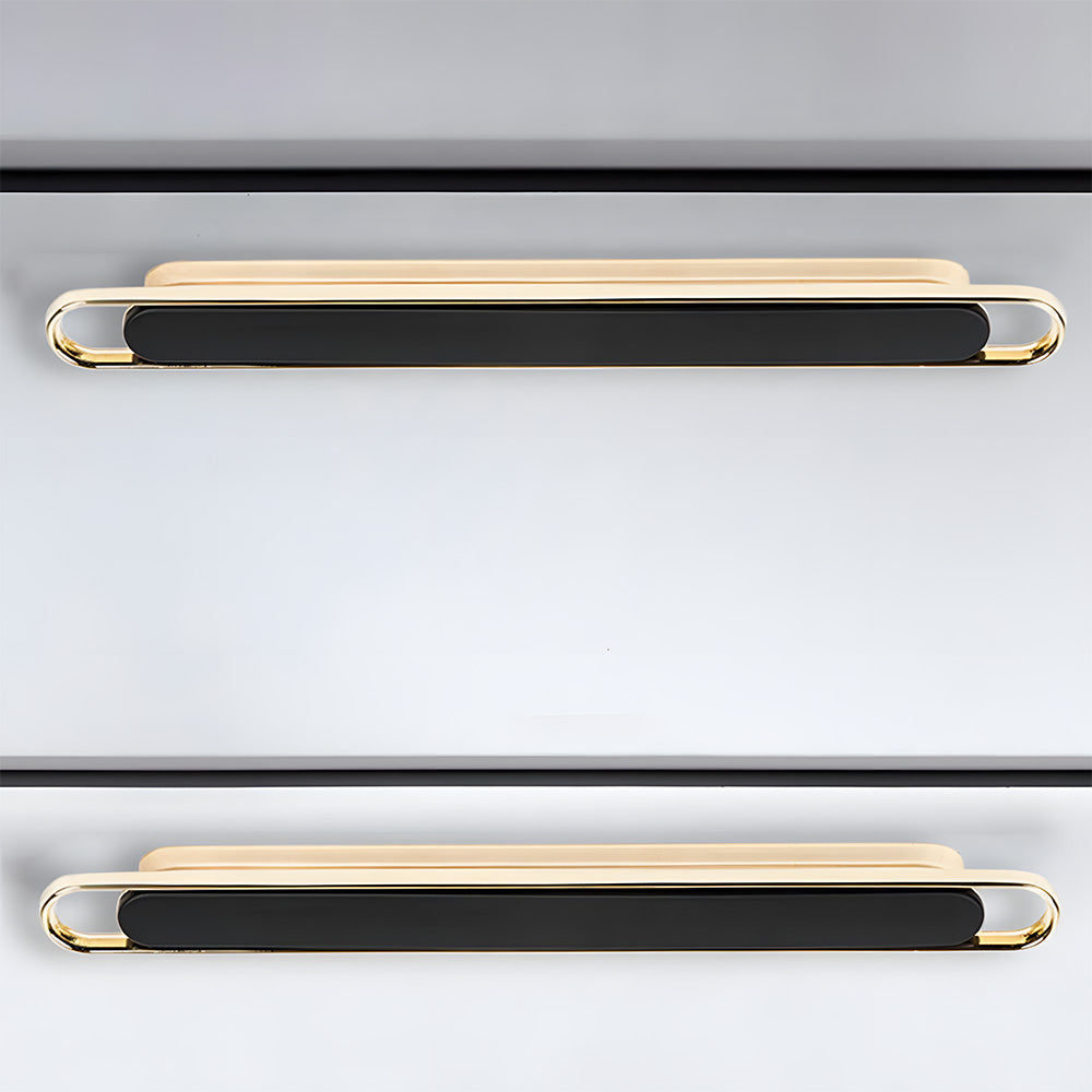 Two-color Zinc Alloy Modern Cabinet Handles