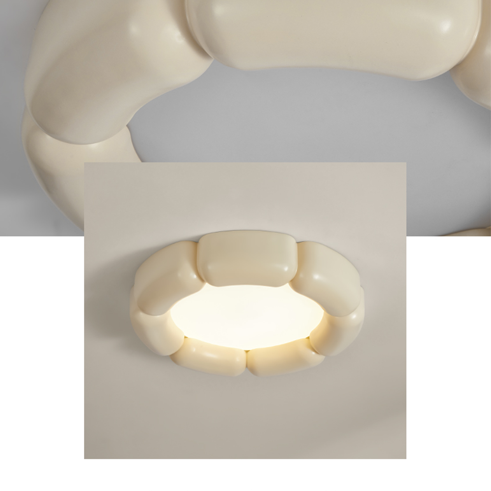 Nordic Cream Style Modern Minimalist French Ceiling Lamp -Homdiy