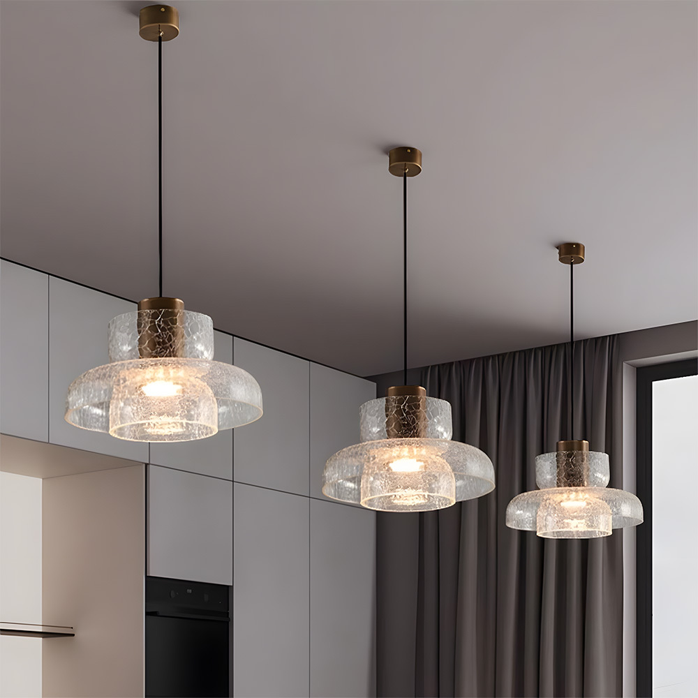 [Copy]Modern Glass LED Dining Room Pendant Light