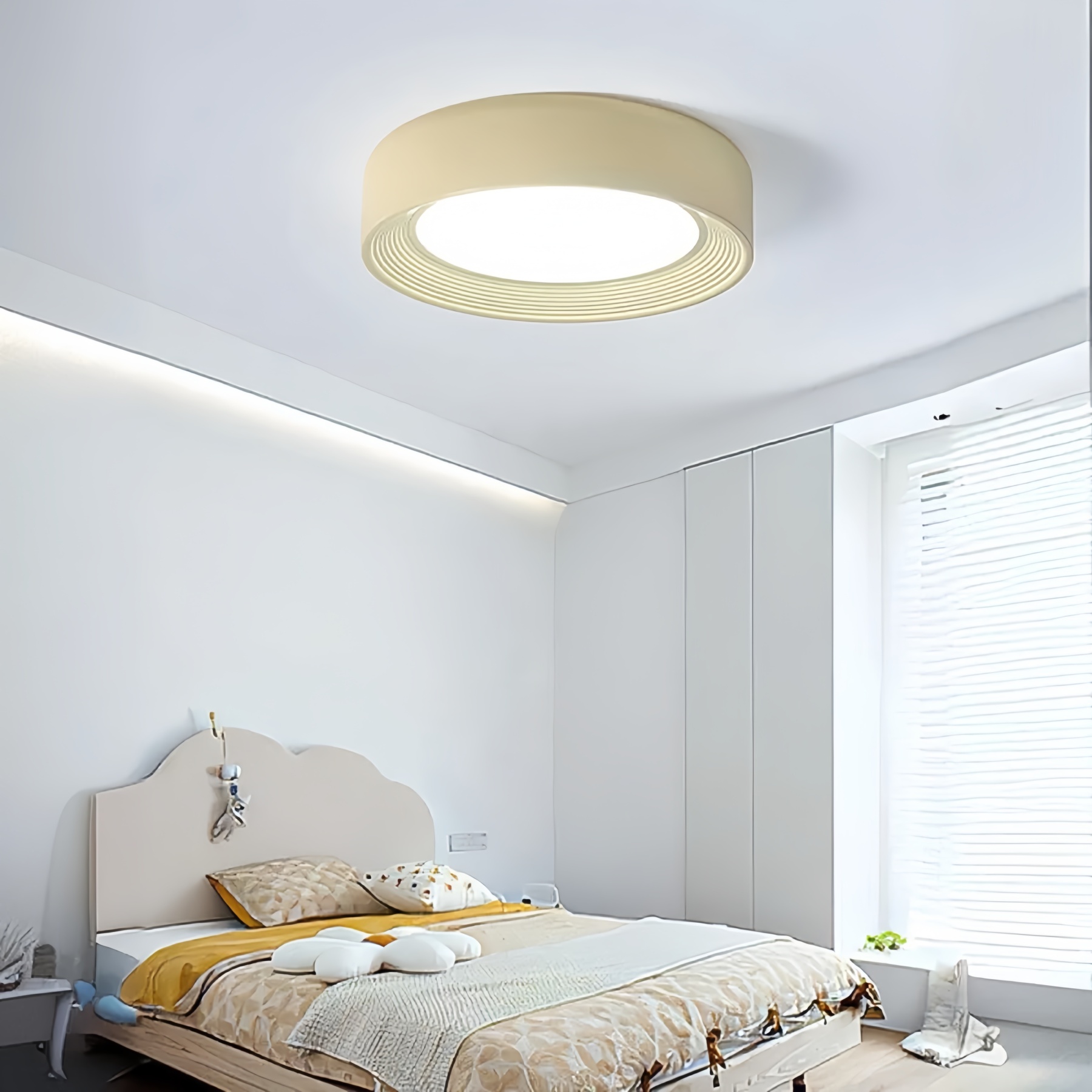 [Copy]Round Flush Mount Creative Bedoom LED Ceiling Light