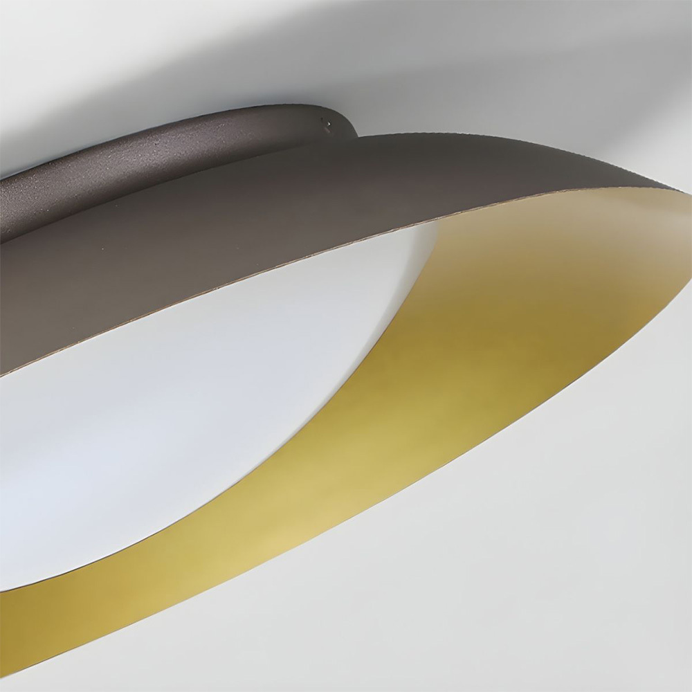 [Copy]Circles Semi Flush Modern Bedoom LED Ceiling Light