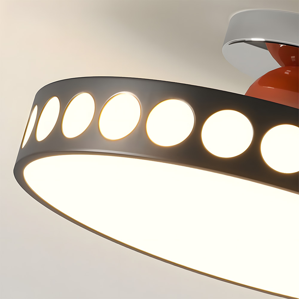 [Copy]Flush Mount Cream Style Acrylic Bedoom LED Ceiling Light
