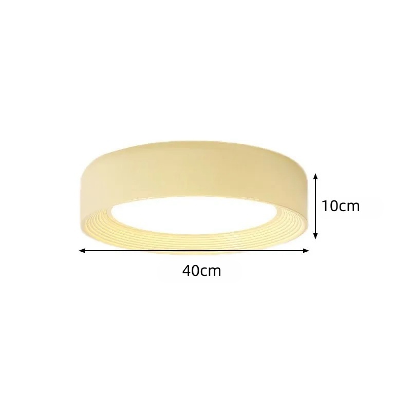 Flush Mount Cream Style Acrylic Bedoom LED Ceiling Light
