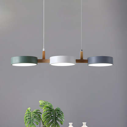 Lampsmodern Pendant Lighting Metal Cylinder Multi Light Nordic Pendant Light