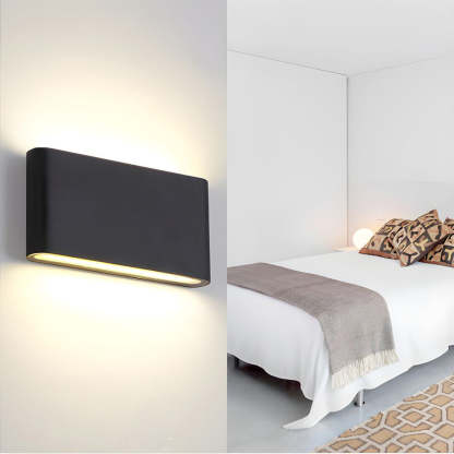 Modern Waterproof Aluminum Up Down Outdoor Wall Light
