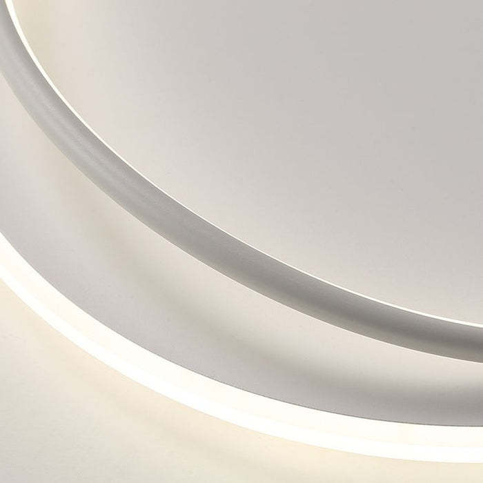 Round Simple LED Bedroom White Ceiling Lights