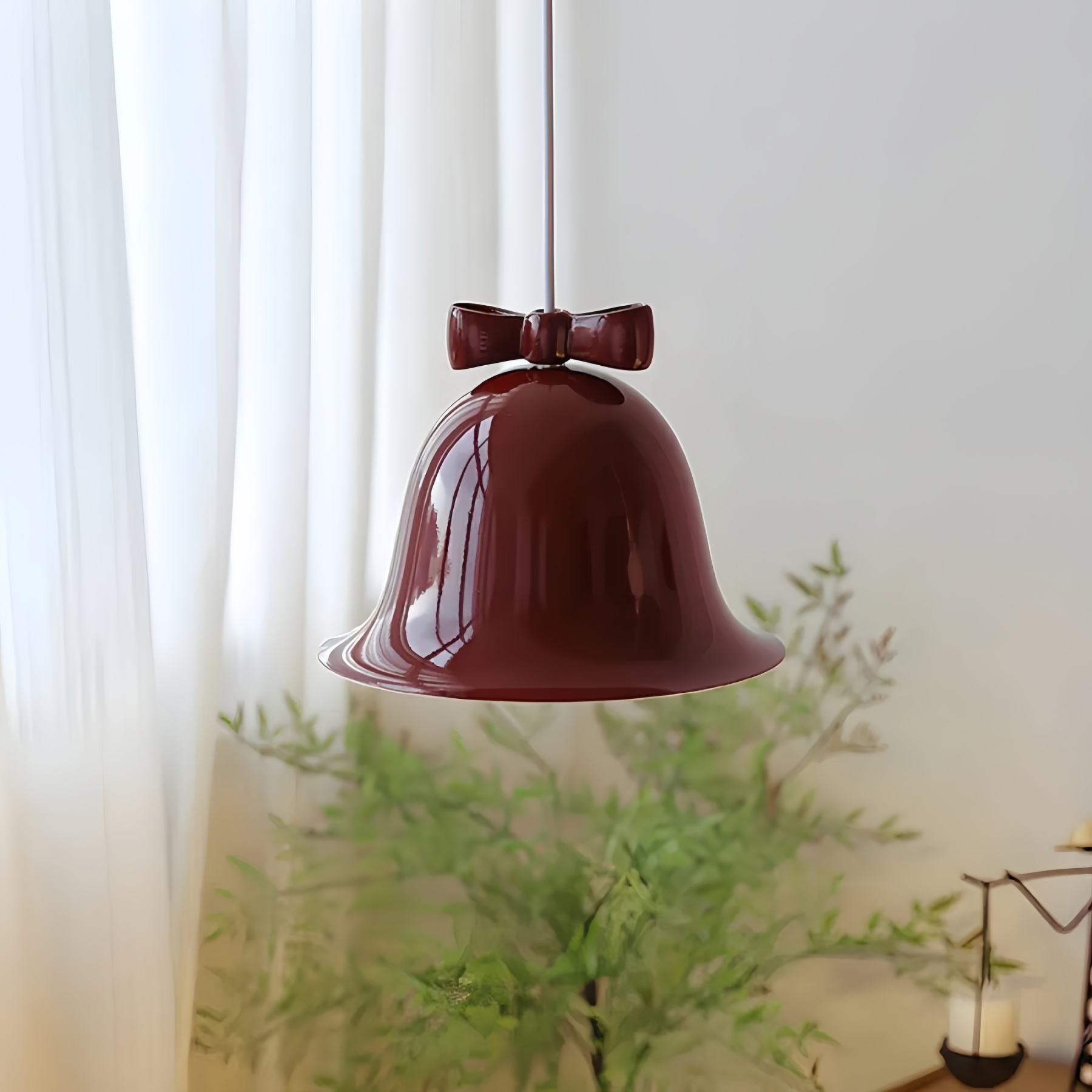 Creative Colorful Mini Bow Iron Pendant Light