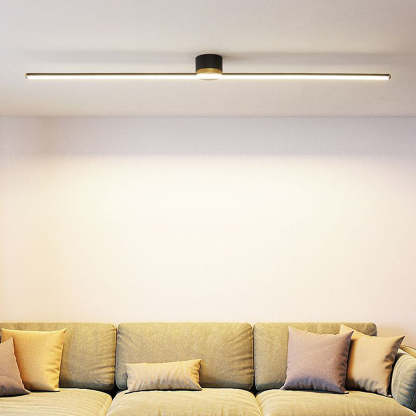 Modern LED Simple Long Strip Ceiling Lamp For Living Room -Homdiy