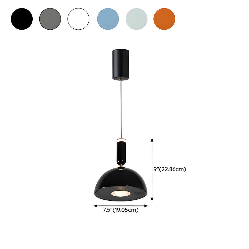 Bauhaus Colorful Adjustable Height LED Pendant Light