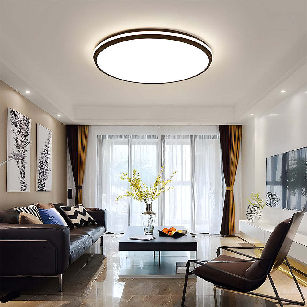 Modern decro Round black LED ceiling lights | Lampsmodern