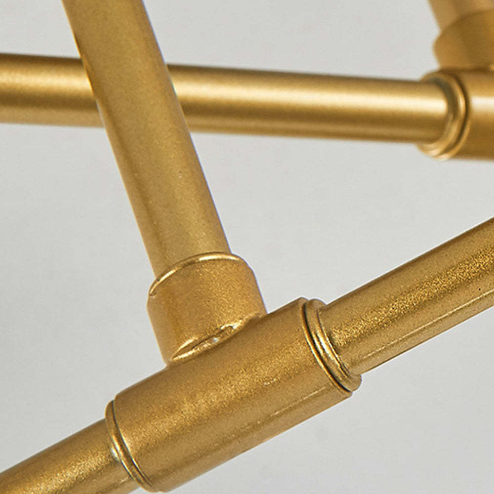 6 Lights Sputnik Led Ceiling Light for Living Room -Homdiy