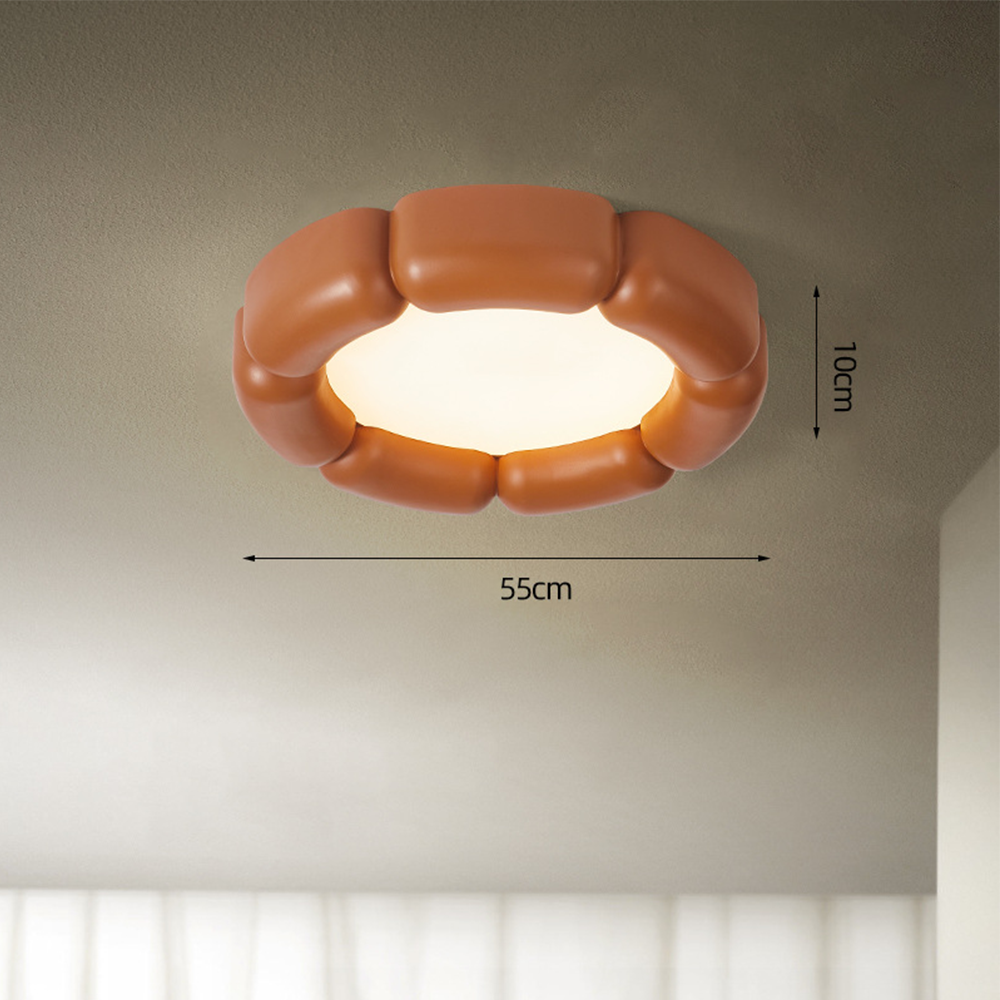 Nordic Cream Style Modern Minimalist French Ceiling Lamp -Homdiy