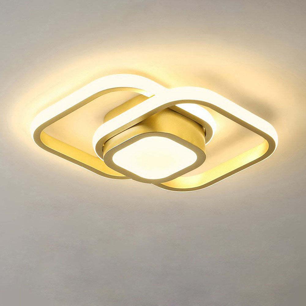 Minimalist Double Ring LED Ceiling Lamp