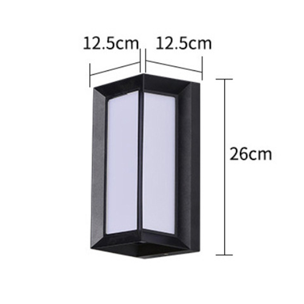 Simple Black & White Outdoor Wall Lamp -Homdiy