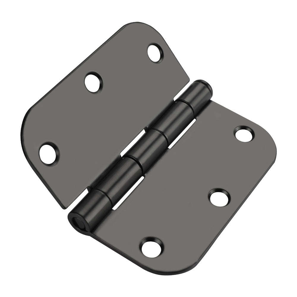 24 Pack Matte Black Door Hinges 3 1/2 Inch For House Door -Homdiy