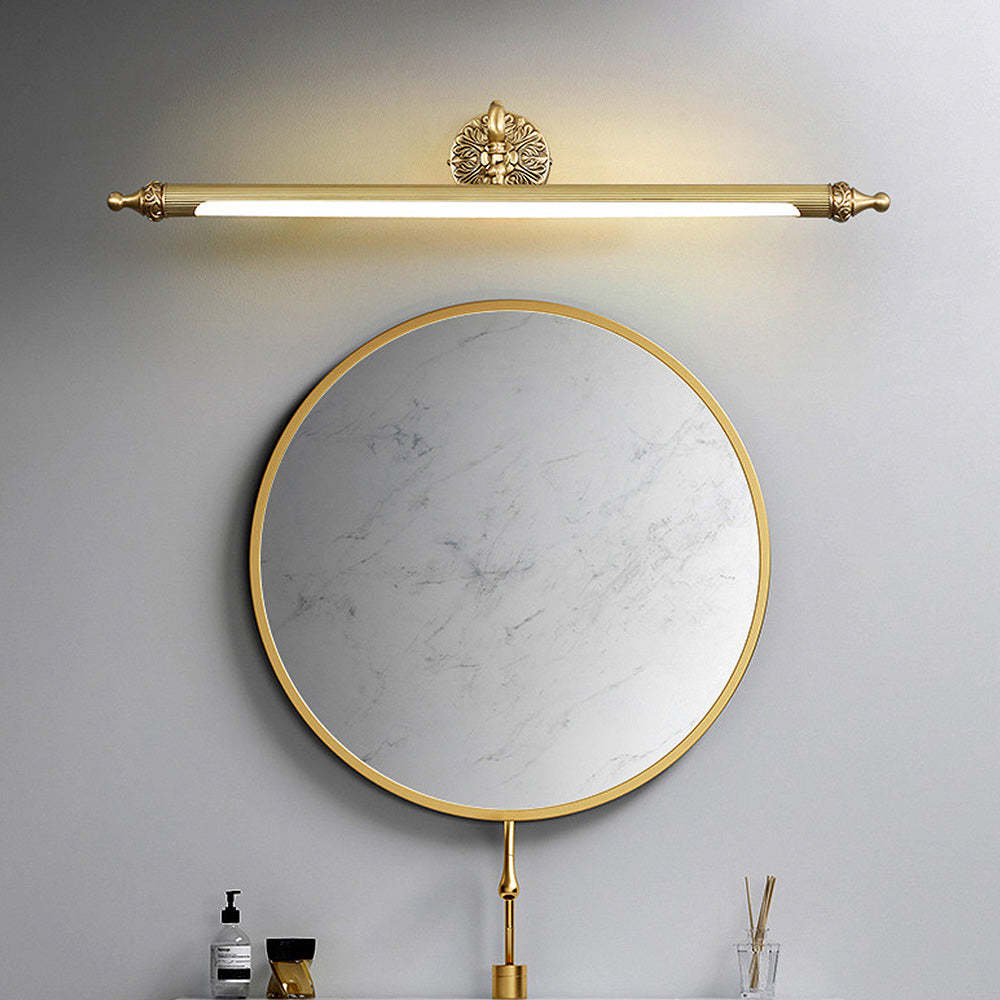 Vintage Design Gold Metal Bathroom Vanity Wall Light -Homdiy
