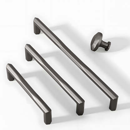 Minimalist Elegant Zinc Alloy Wardrobe Cabinet Drawer Pulls