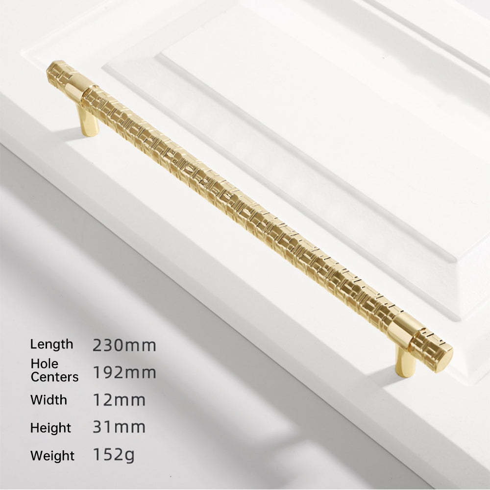 Solid T-Bar Zinc Alloy Cabinet Handles -Homdiy