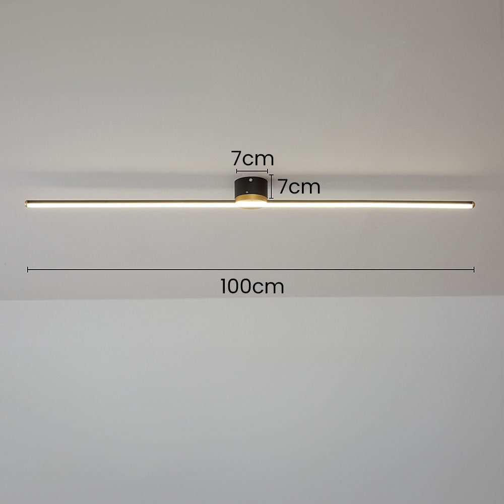 Modern LED Simple Long Strip Ceiling Lamp For Living Room -Homdiy