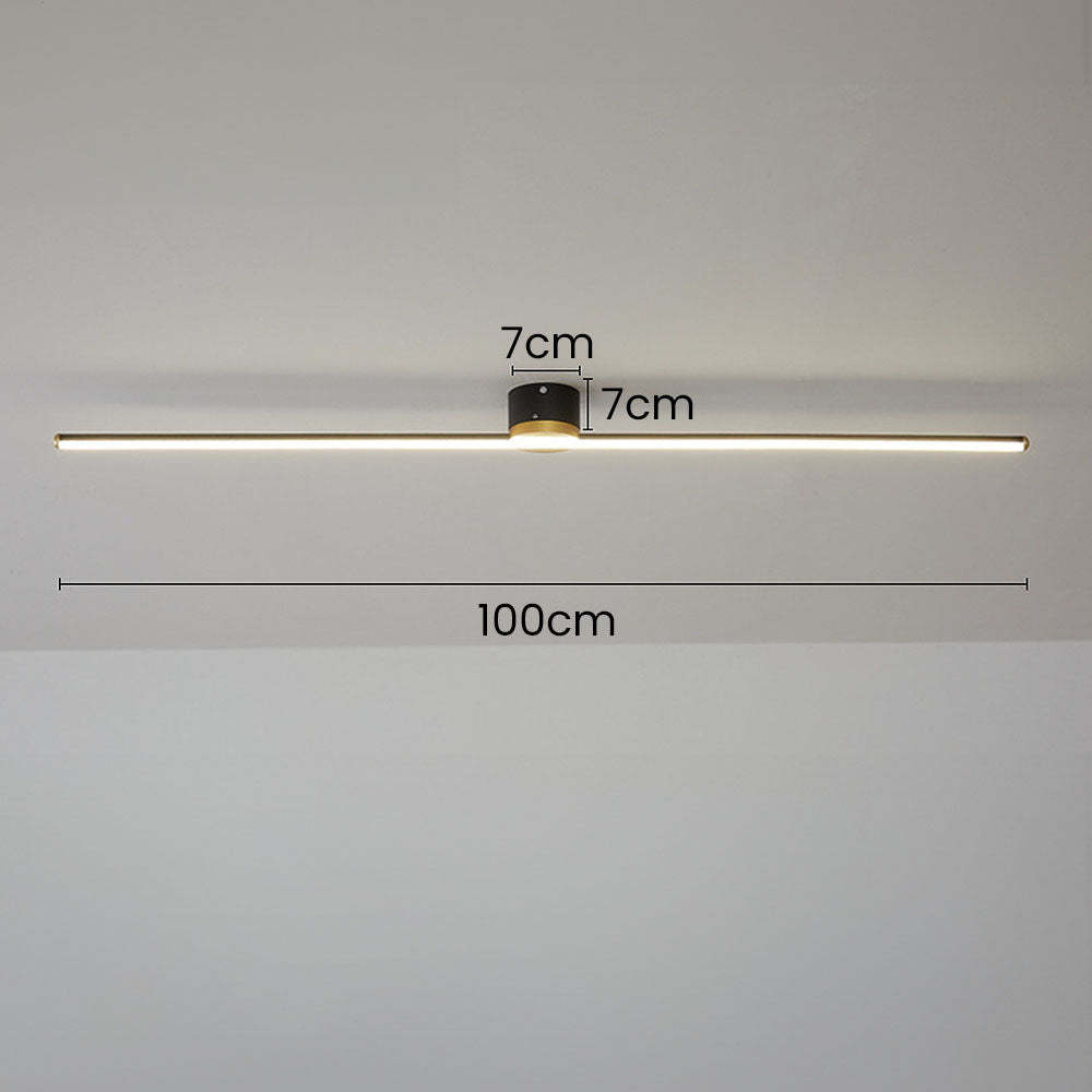 Modern LED Simple Long Strip Ceiling Lamp For Living Room -Homdiy