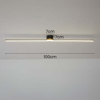 Modern LED Simple Long Strip Ceiling Lamp For Living Room -Homdiy