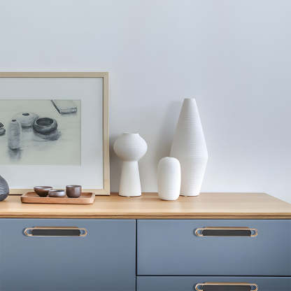 Two-color Zinc Alloy Modern Cabinet Handles